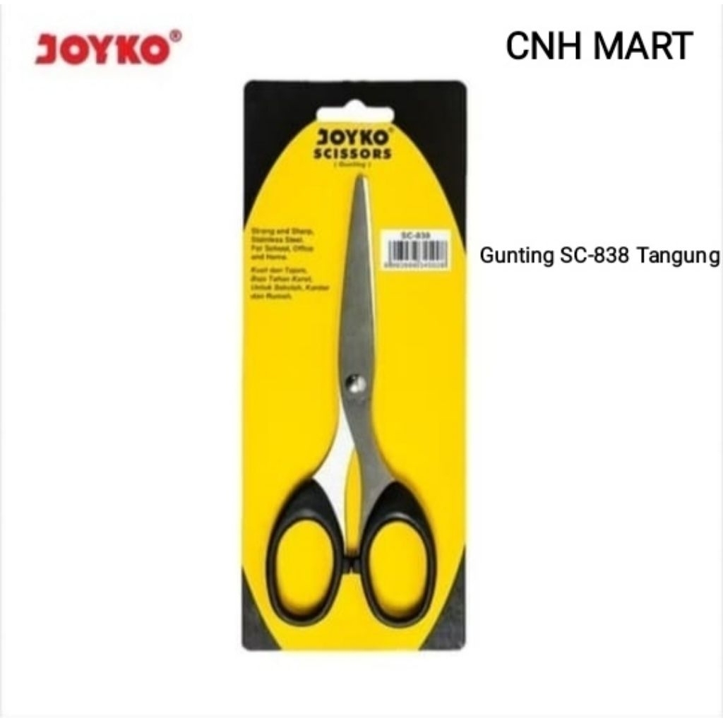 

Gunting Tangung Joyko SC 838 Gagang Hitam - JOYKO 6INCH - Gunting Gagang Hitam Tanggung SC 838 -Harga 1 PCS