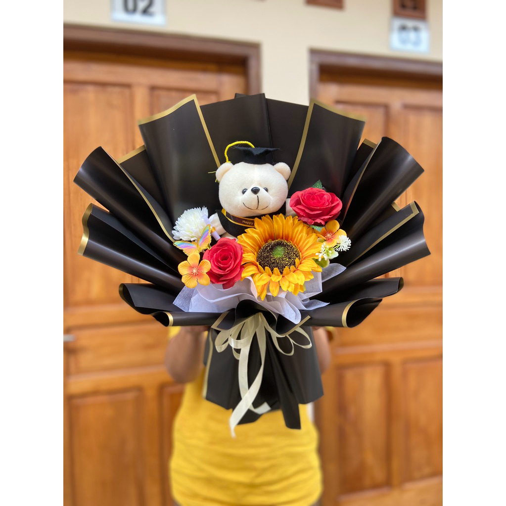 buket bunga wisuda/buket wisuda/buket boneka wisuda/buket wisuda semarang/buket wisuda murah/buket w
