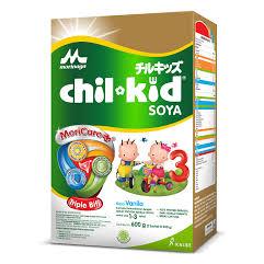 

Susu Bubuk Morinaga Chil Kid 3 SOYA rasa Vanila @200g