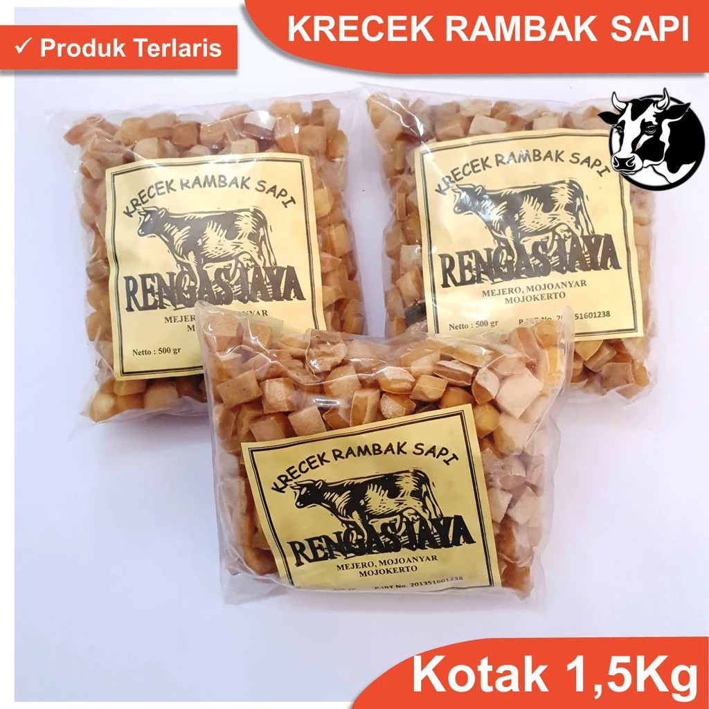 

Krecek Rambak Kulit Sapi 1,5 Kg | Produsen Rambak Sapi Mentah | Kerupuk Kulit Sapi Jangek Langsung Goreng