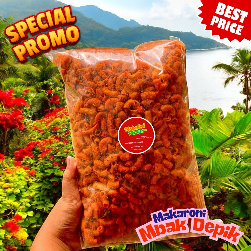 

Makaroni Pedas Rumahan 250g – Rasa Home Made!