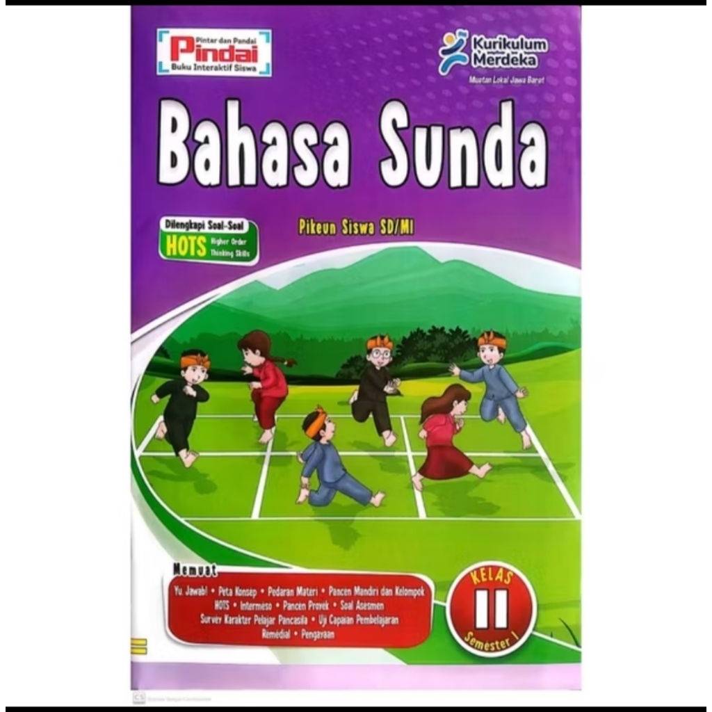 BUKU LKS BAHASA SUNDA KELAS 1,2,3,4,5,6 SD/MI SEMESTER 1 KURIKULUM MERDEKA