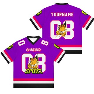 JERSEY RUGBY / JERSEY STREETWEAR GARFIELD UNGU