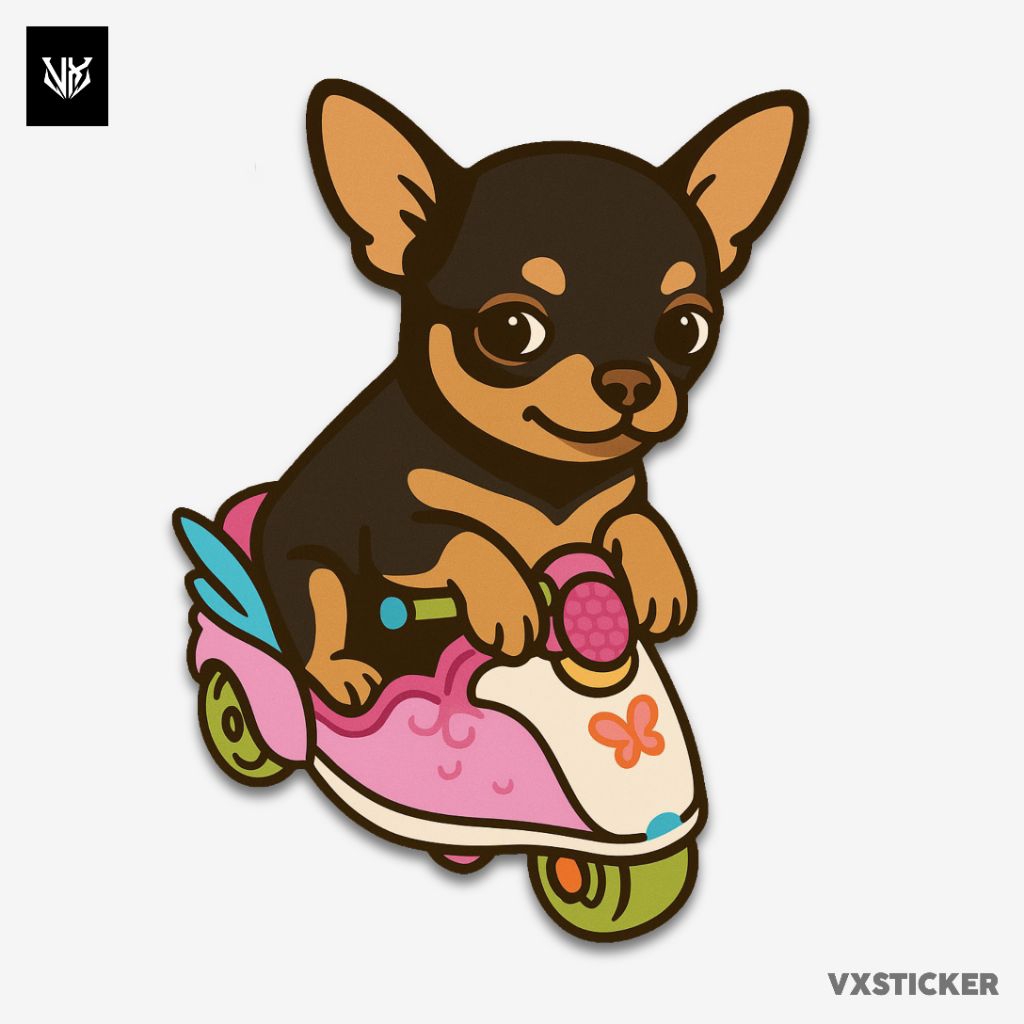 

Stiker/Sticker Anjing Lucu #41 VXSTICKER