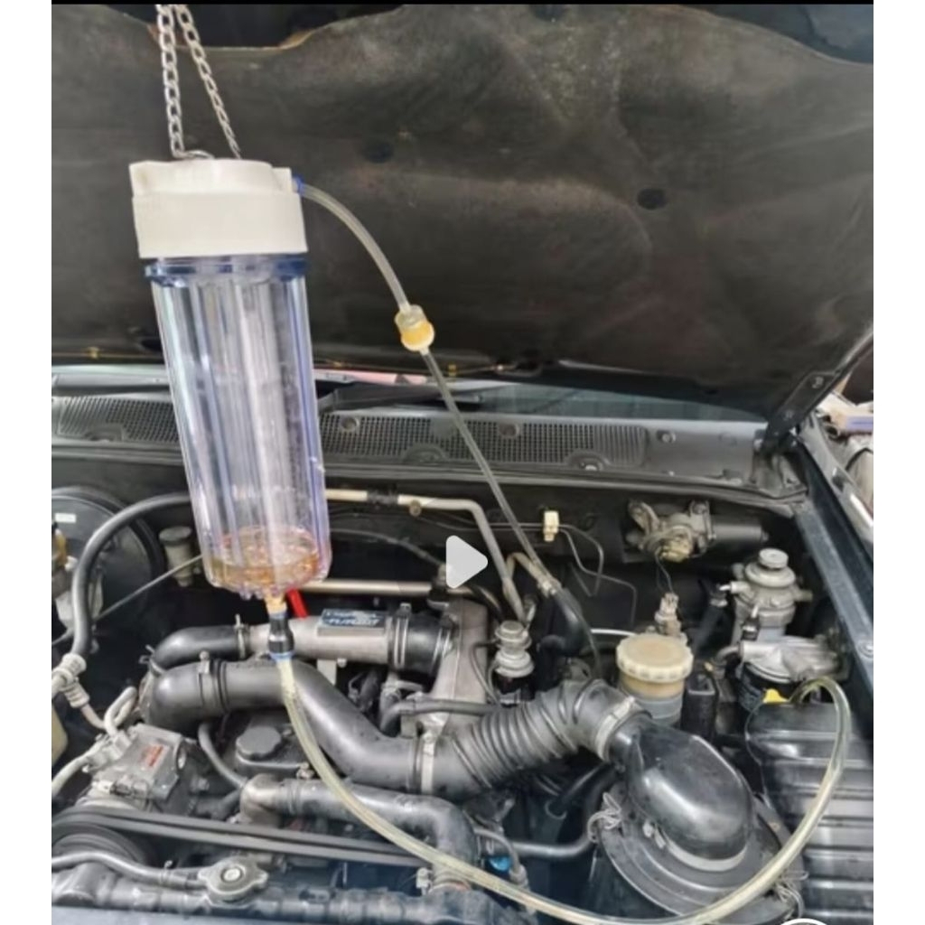 ALAT PURGING MESIN DIESEL 1200ml Tabung Transparan Tune up kit purging mesin diesel UNIVERSAL + filt