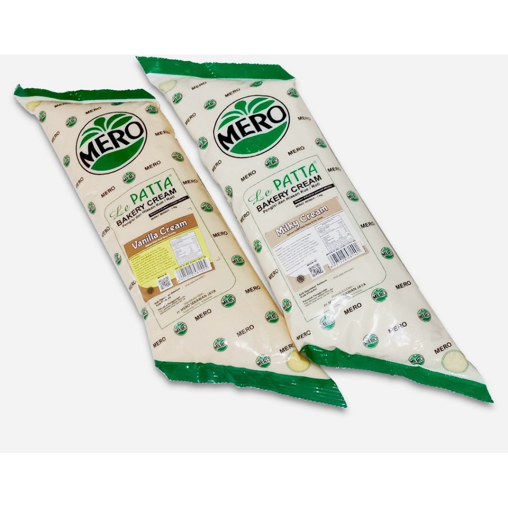 

Mero Le Patta Bakery Cream Bahan Isian Roti Kue 1kg - All Variant / Mero le patta bakery milky cream 1kg/ mero lepatta bakery milky cream 1kg / Mero Le Patta Filling Isian Bakery Cream 1kg / Le Patta Creamfill 1kg