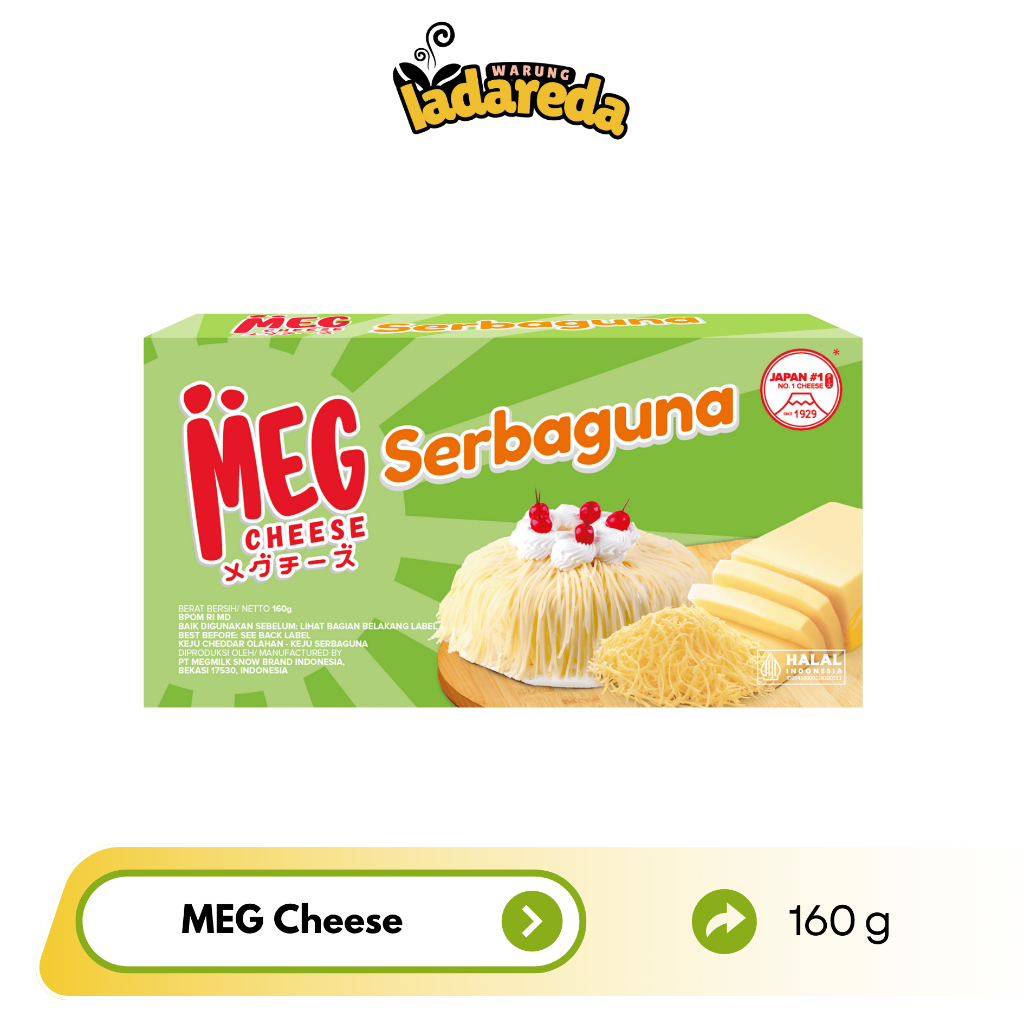 

Keju Meg Serbaguna 160g