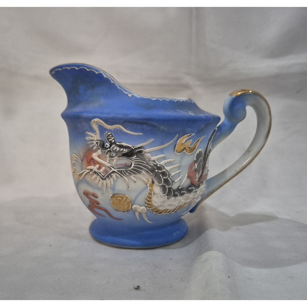 krimer keramik satsuma naga timbul jepang antik