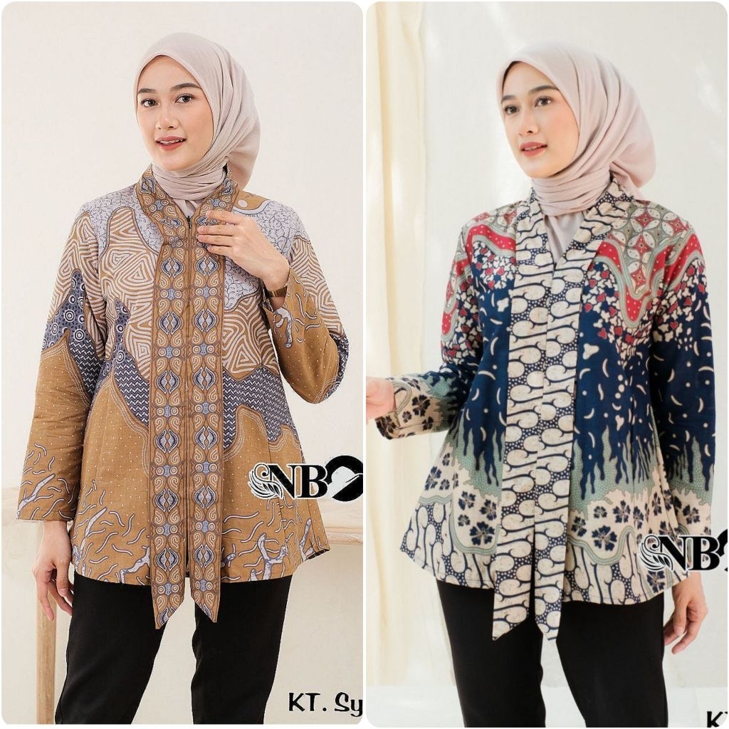 Blouse Batik Wanita | Batik Kantor | Atasan Batik Modern | Blouse Wanita Batik