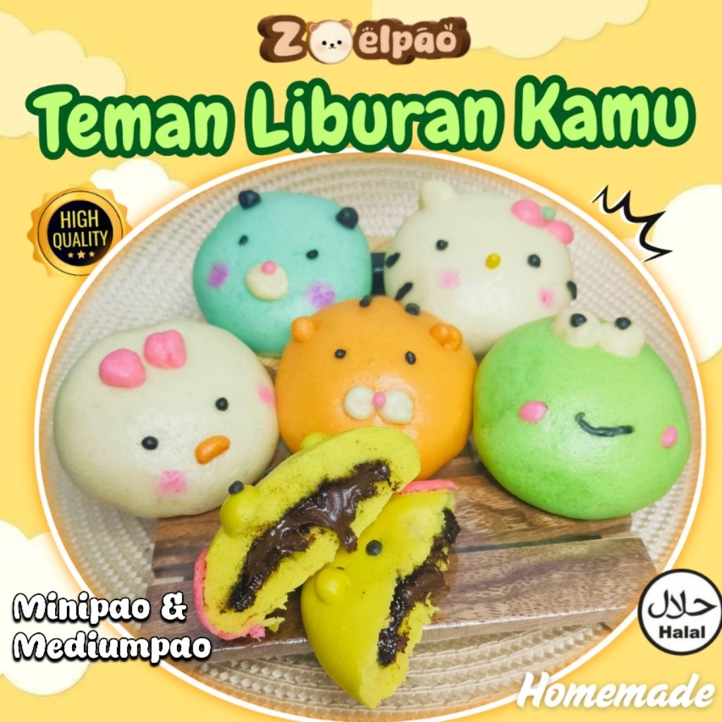 

Bakpao Karakter Frozen ZOELPAO, Lucuu/Enaak/Halal/ isi 9 & 6