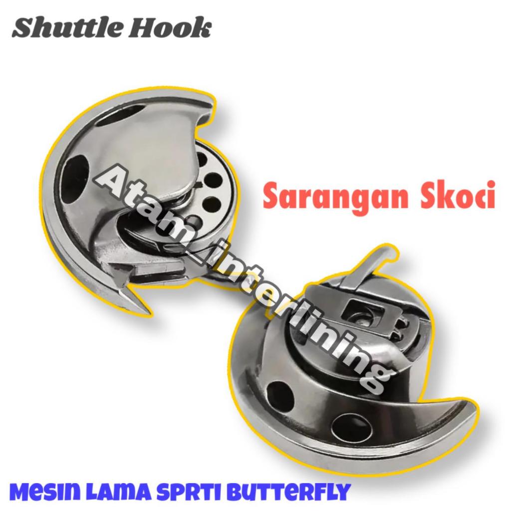 Mutiaradstore 1 Pcs Shuttle Hook Rotari Sarangan Rumah Sekoci Mesin Jahit Kecil Sprti Singer /