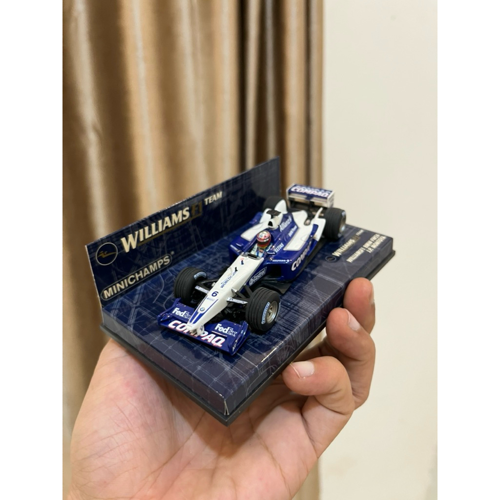 Diecast F1 Williams F1 BMW FW24 2002 - J.P. Montoya#6 (UNSEAL ada minus)