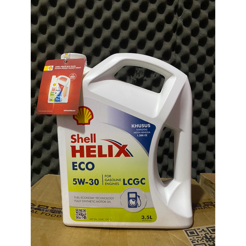 Shell Helix ECO 5W-30 LCGC (3.5L) Oli Mesin Mobil LCGC ORIGINAL