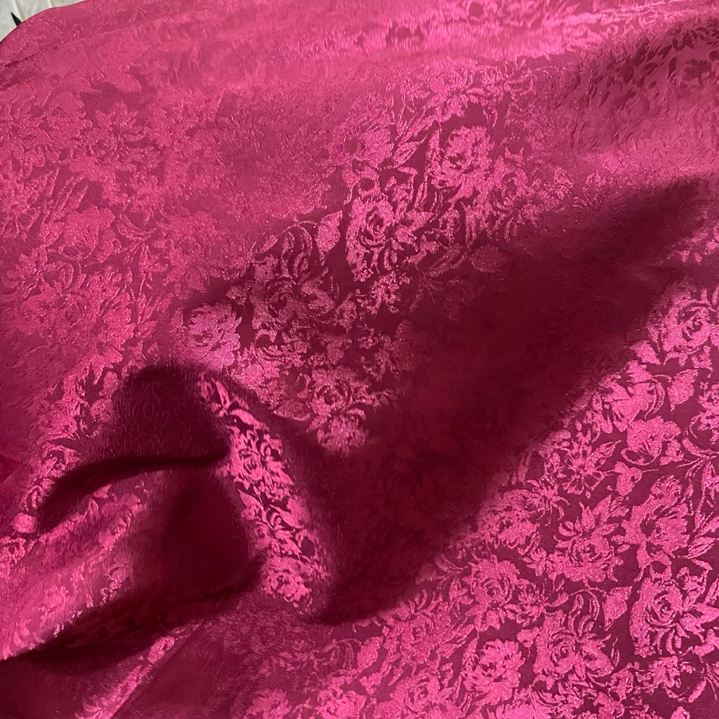 kain jaguard silk embos - kain jaguard silk embos motif bunga premium - kain jaguard silk style dzc