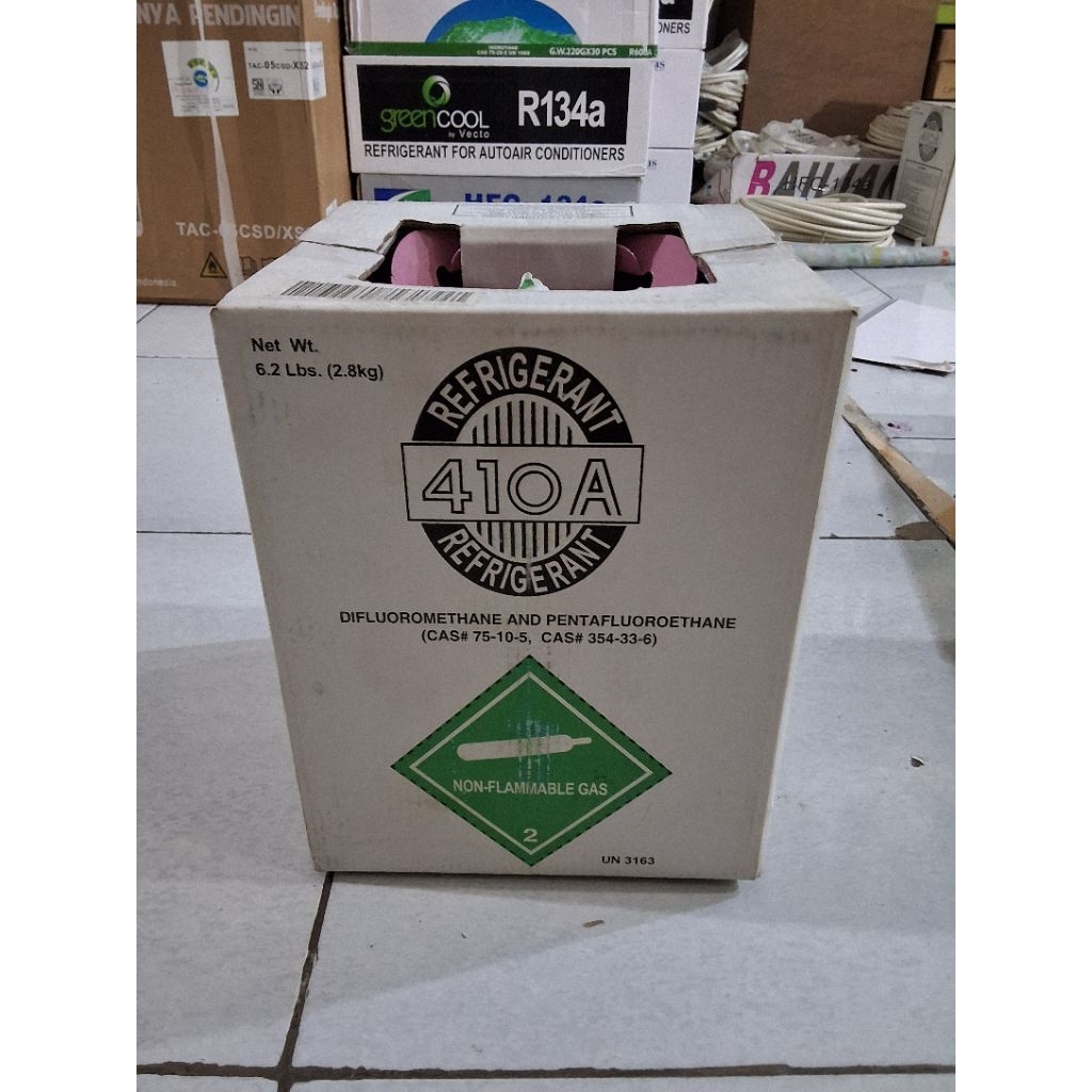 Freon Refrigerant R 410a tabung kecil 3kg