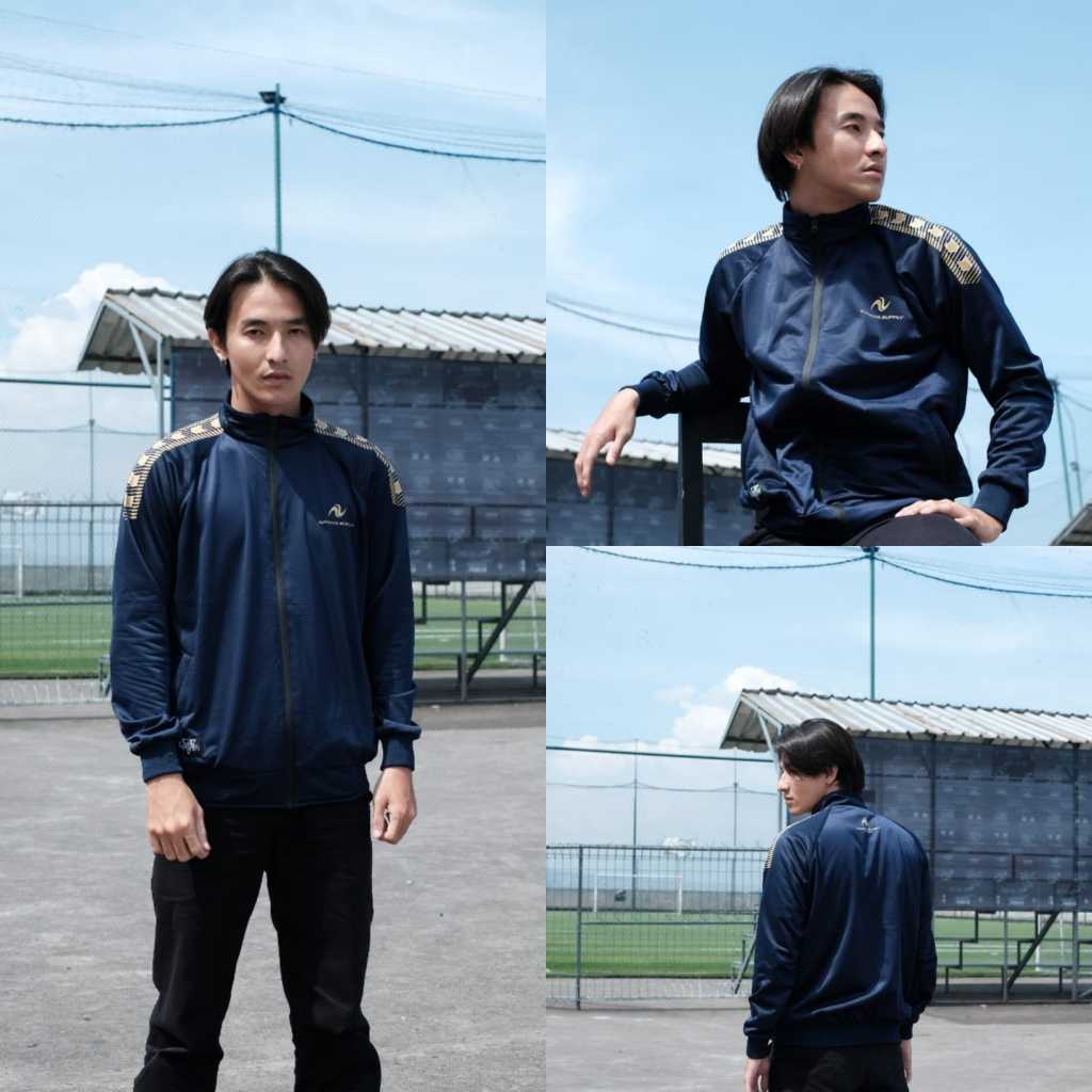 Nagoya Jacket Tracktop Vintage - Jaket Pria Casual Sport Premium