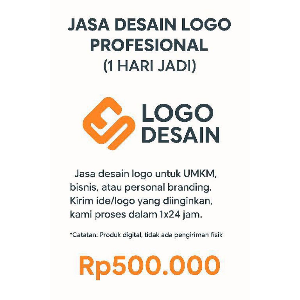 

jasa desain logo profesional (1 hari jadi)