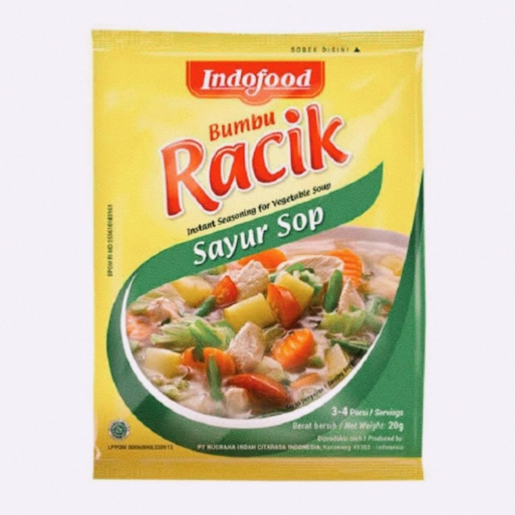 

Racik bumbu sayur sop 20gr