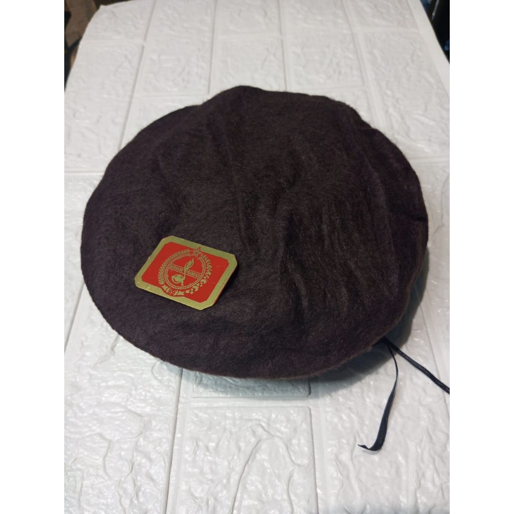 Topi BARET LAKEN PRAMUKA PUTRA FREE PIN