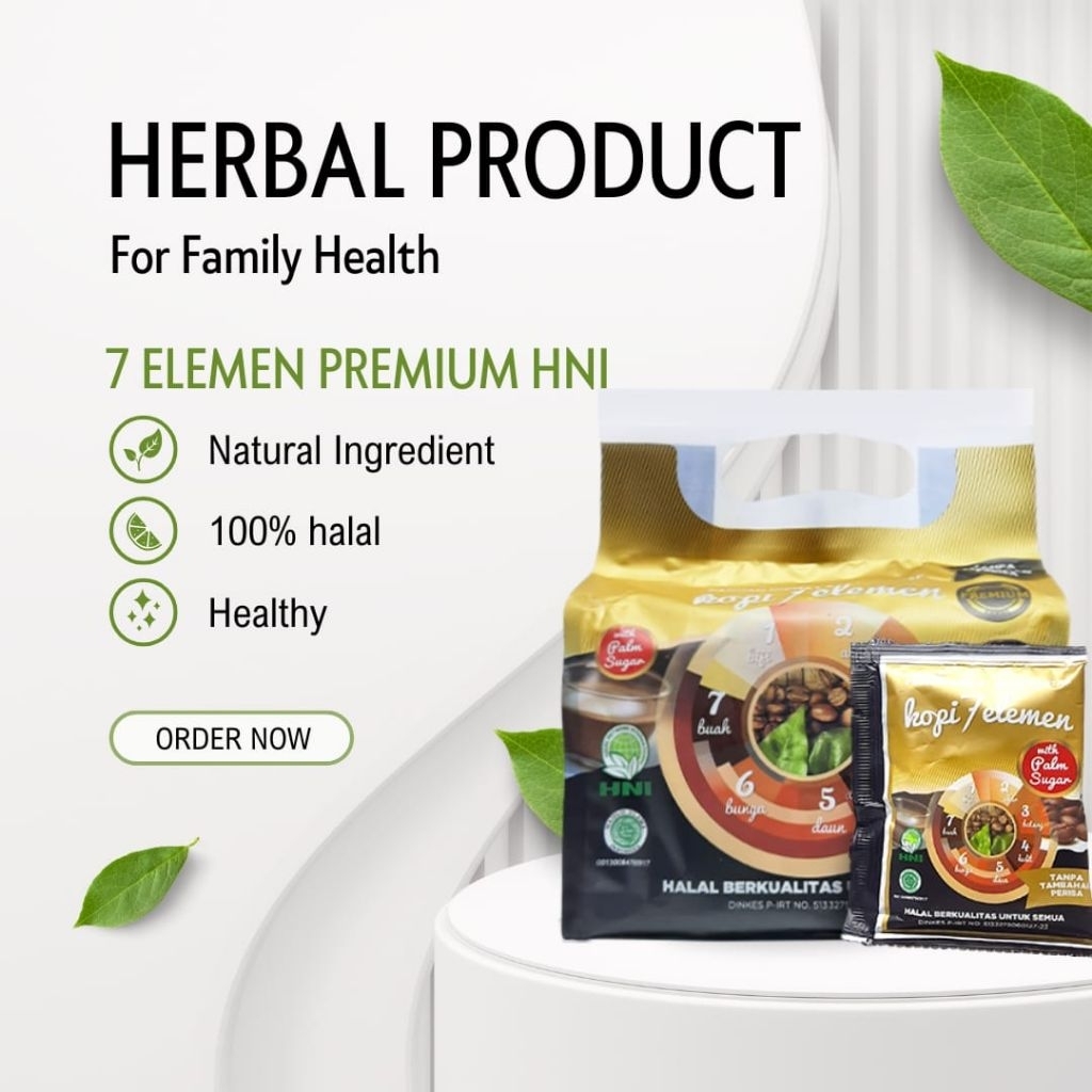 

HNI Kopi Premium Herbal 7 Elemen