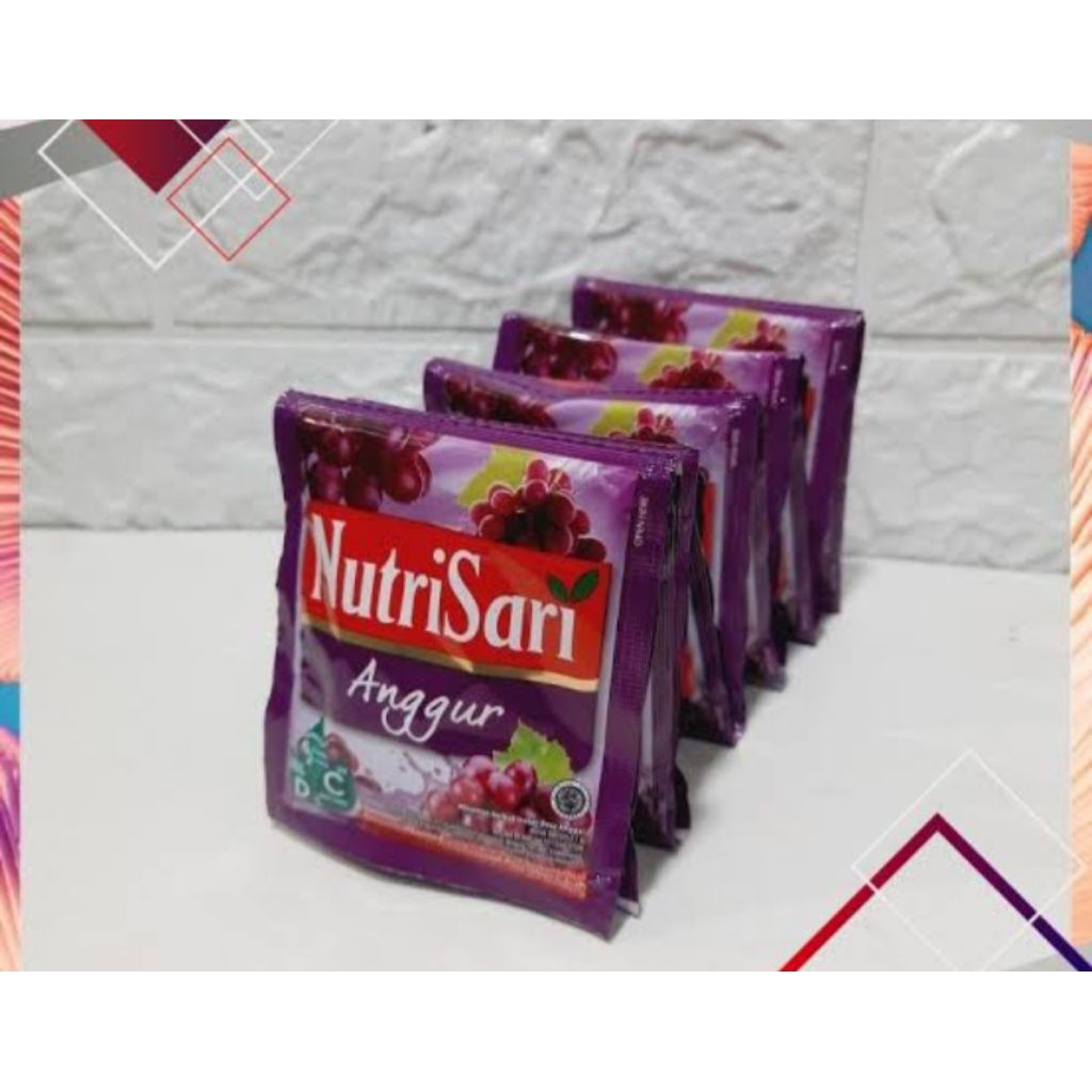 

NutriSari Anggur Minuman Buah Vitamin C NutriSari anggur / Nutrisari 1 Pack / renceng