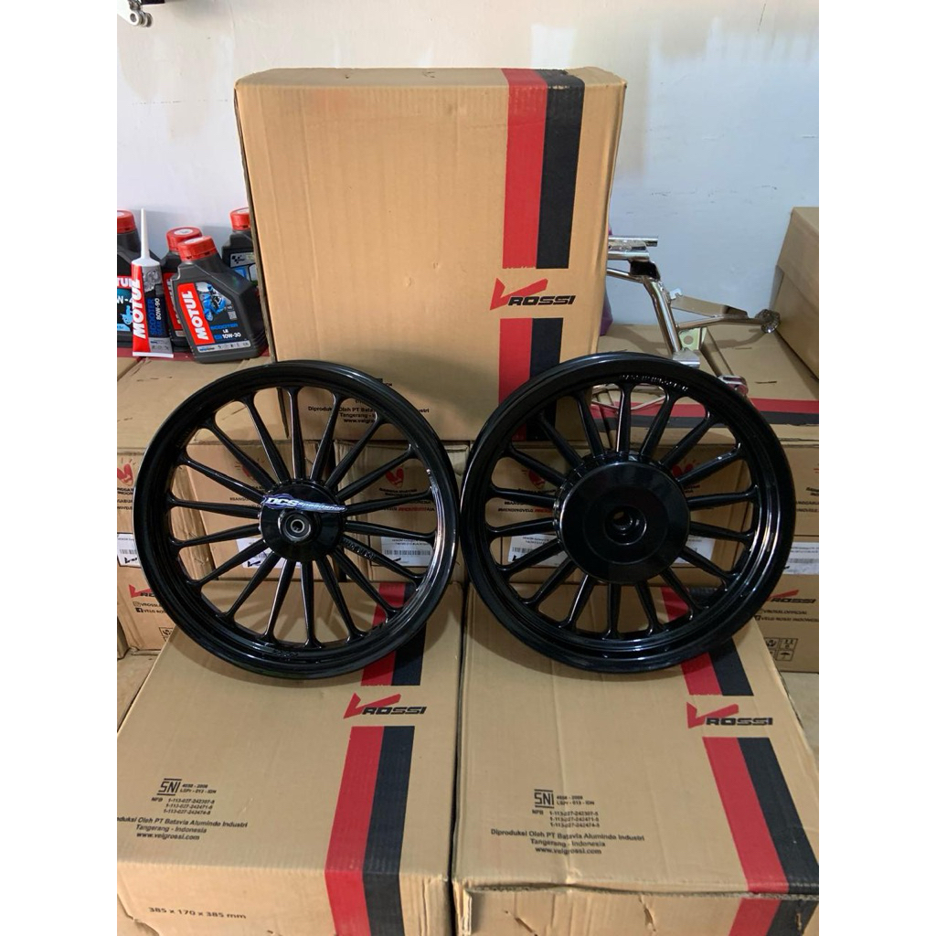 Velg Vrossi P18 copy daytona R14 Untuk Vario 110, Beat karbu, Beat FI, Scoopy old, Scoopy New V125/1