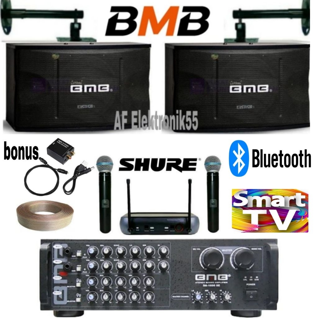 Paket karaoke BMB bergaransi 3 tahun speaker 10 inch