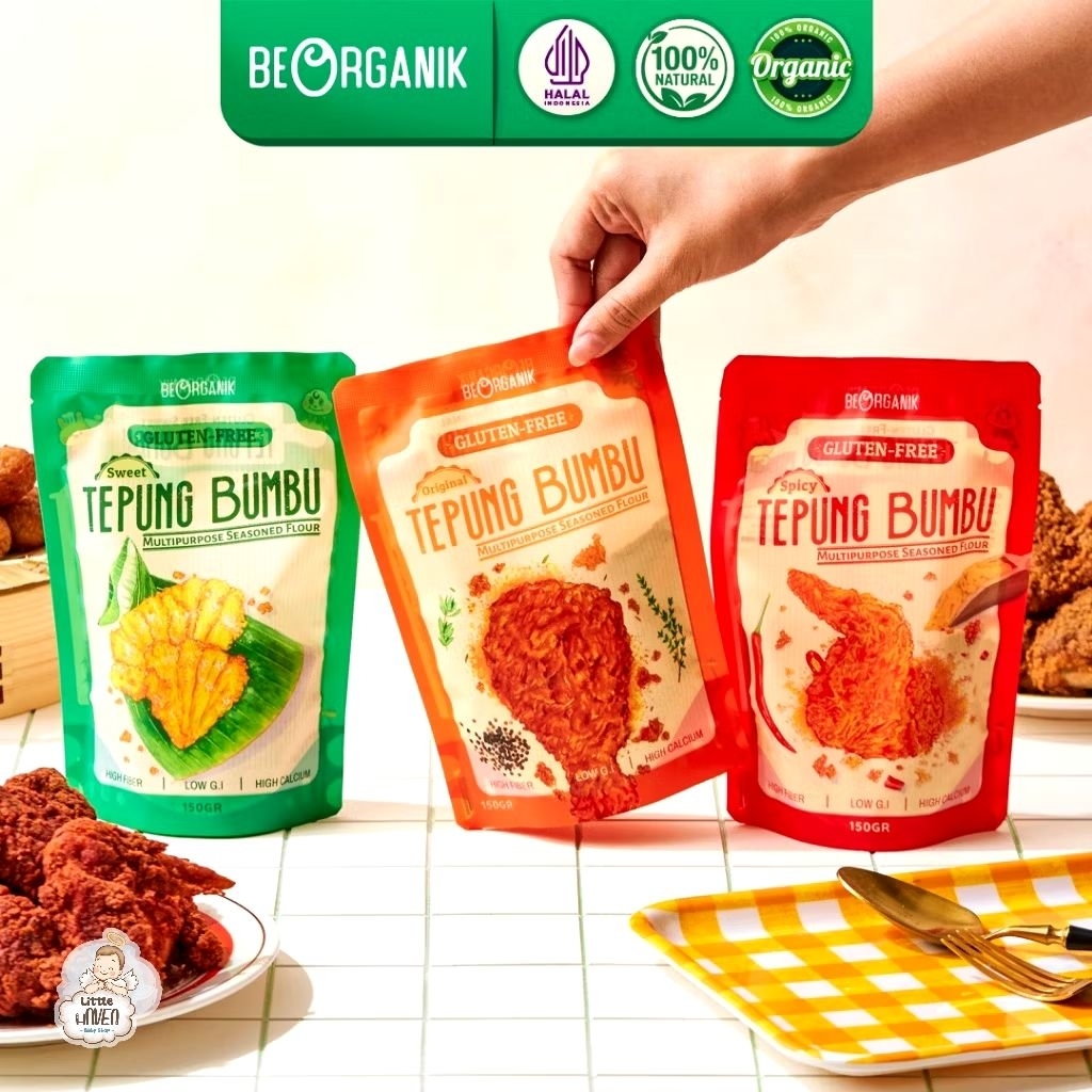 

TEPUNG BUMBU SERBAGUNA BEORGANIK - VEGAN GLUTEN FREE