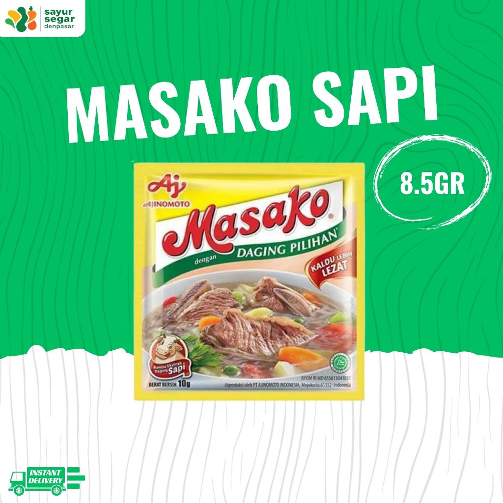

Masako Sapi Sachet 8.5gr - Sayur Segar Denpasar