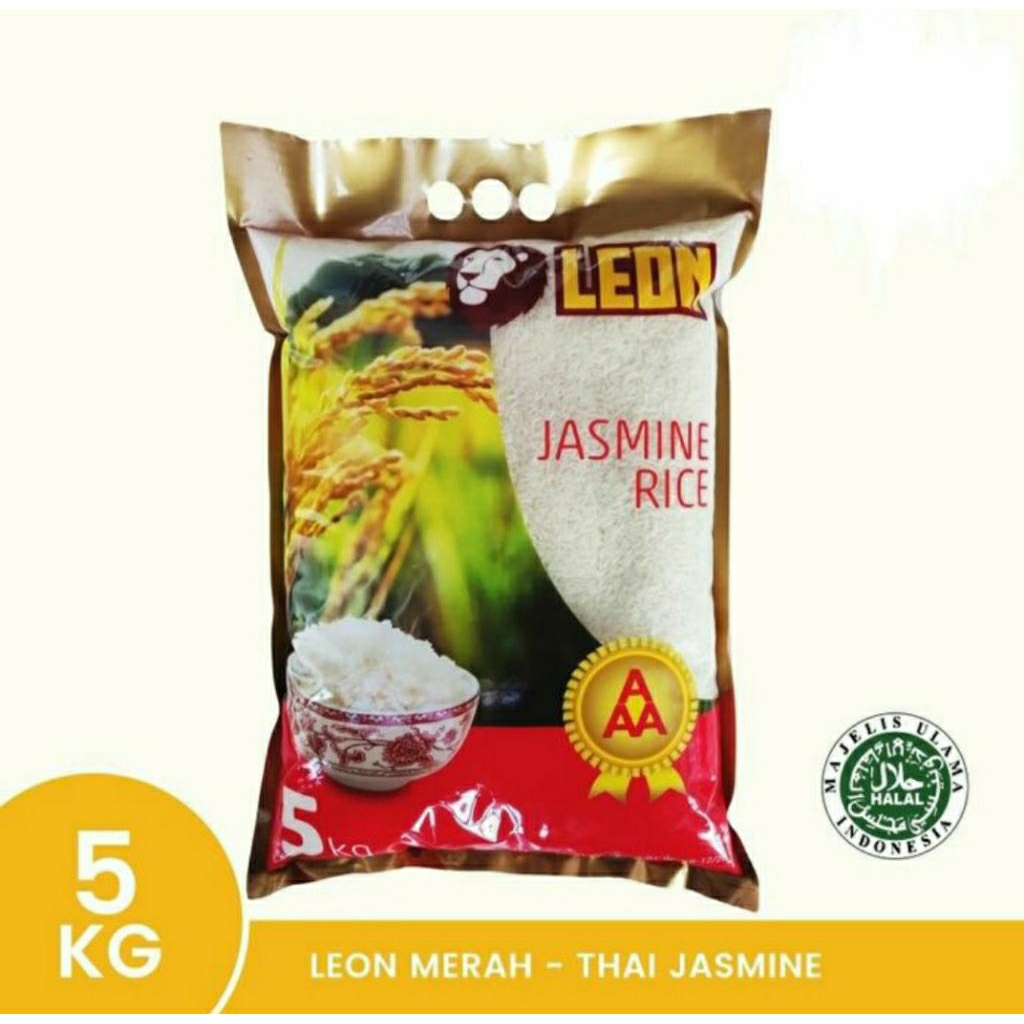 

beras leon merah thailand 5kg