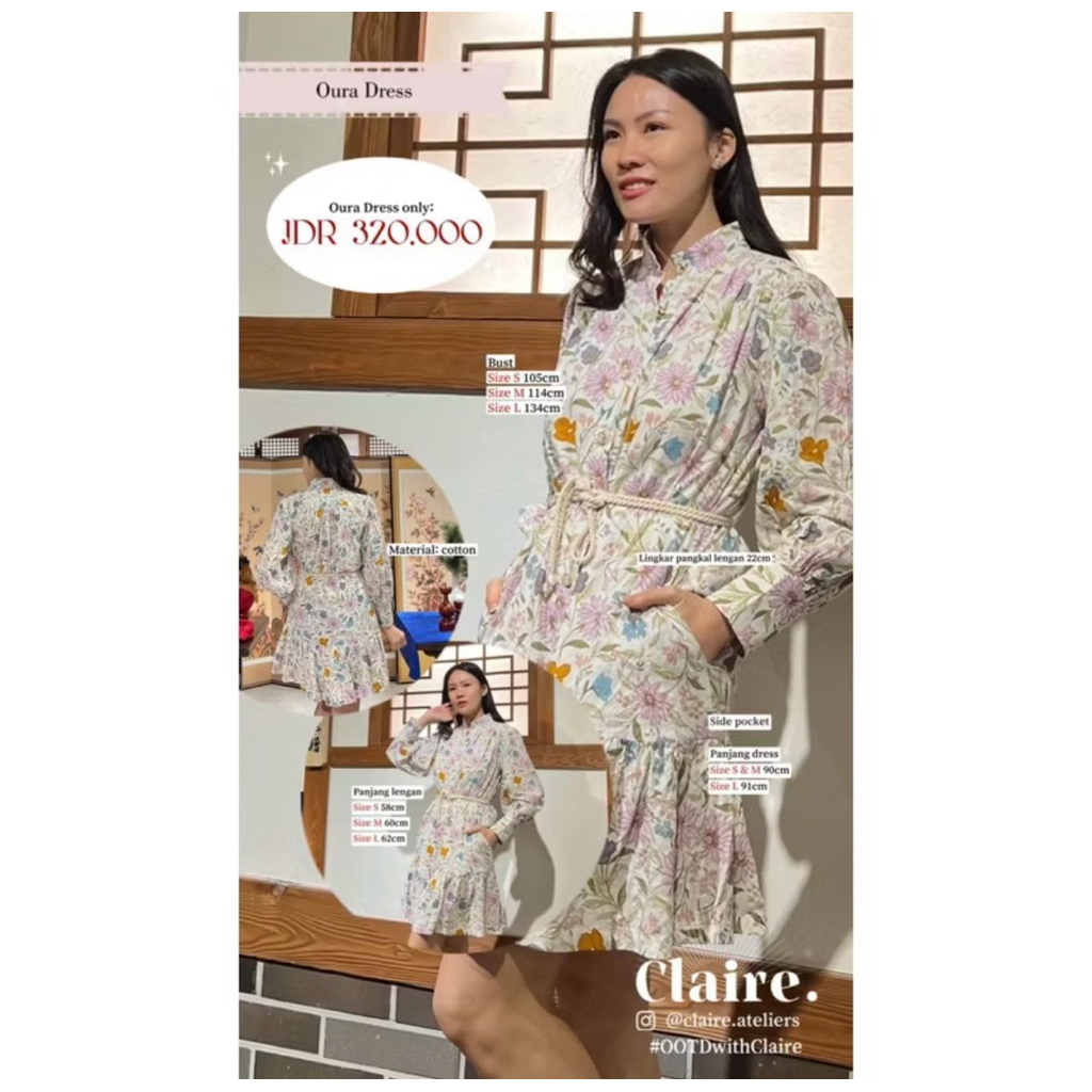 Dress CLAIRE by Cynthia Tan