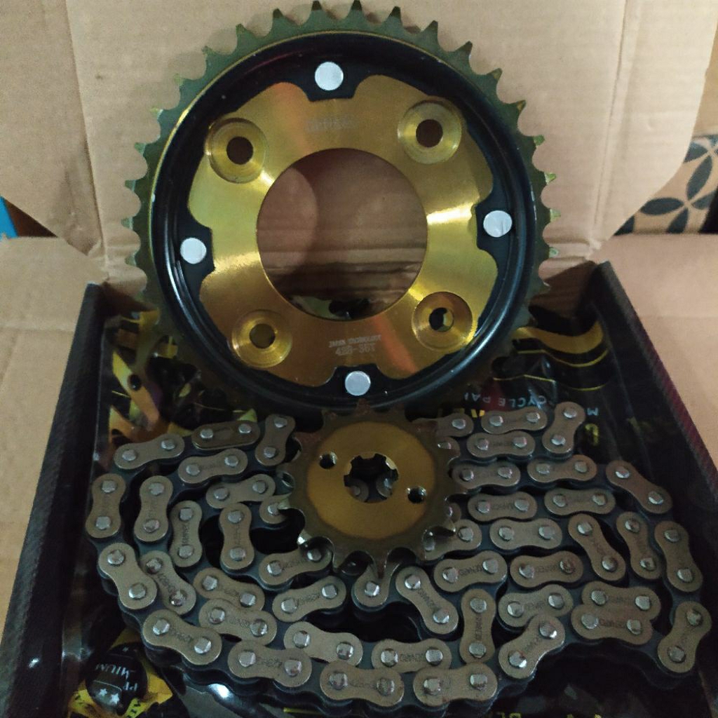 Gear Set Gear Paket Blade Revo Absolute Genaro Titanium