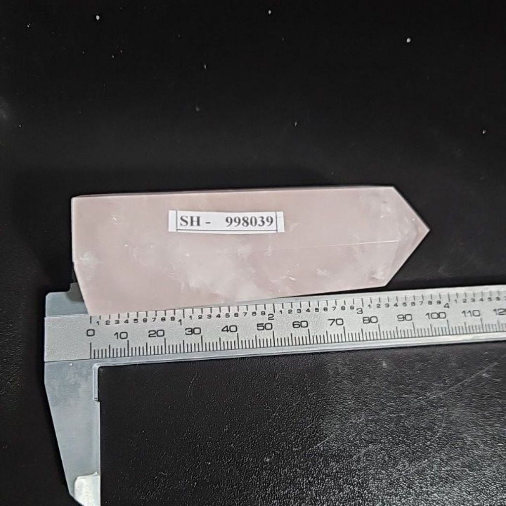 ROSE QUARTZ MADAGASCAR  POINT  BATU ASLI