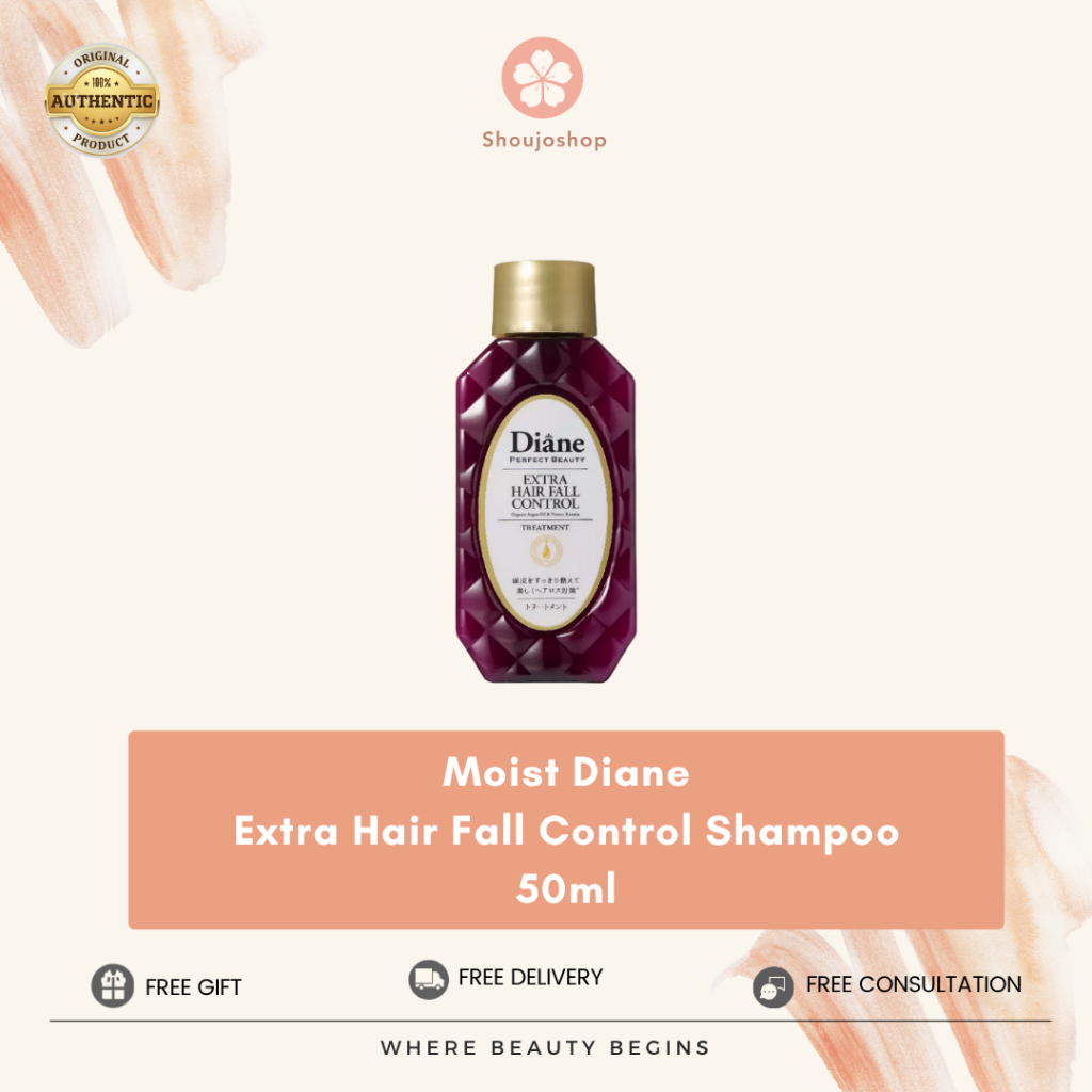 Moist Diane Extra Hair Fall Control Shampoo 50ml Travel Size