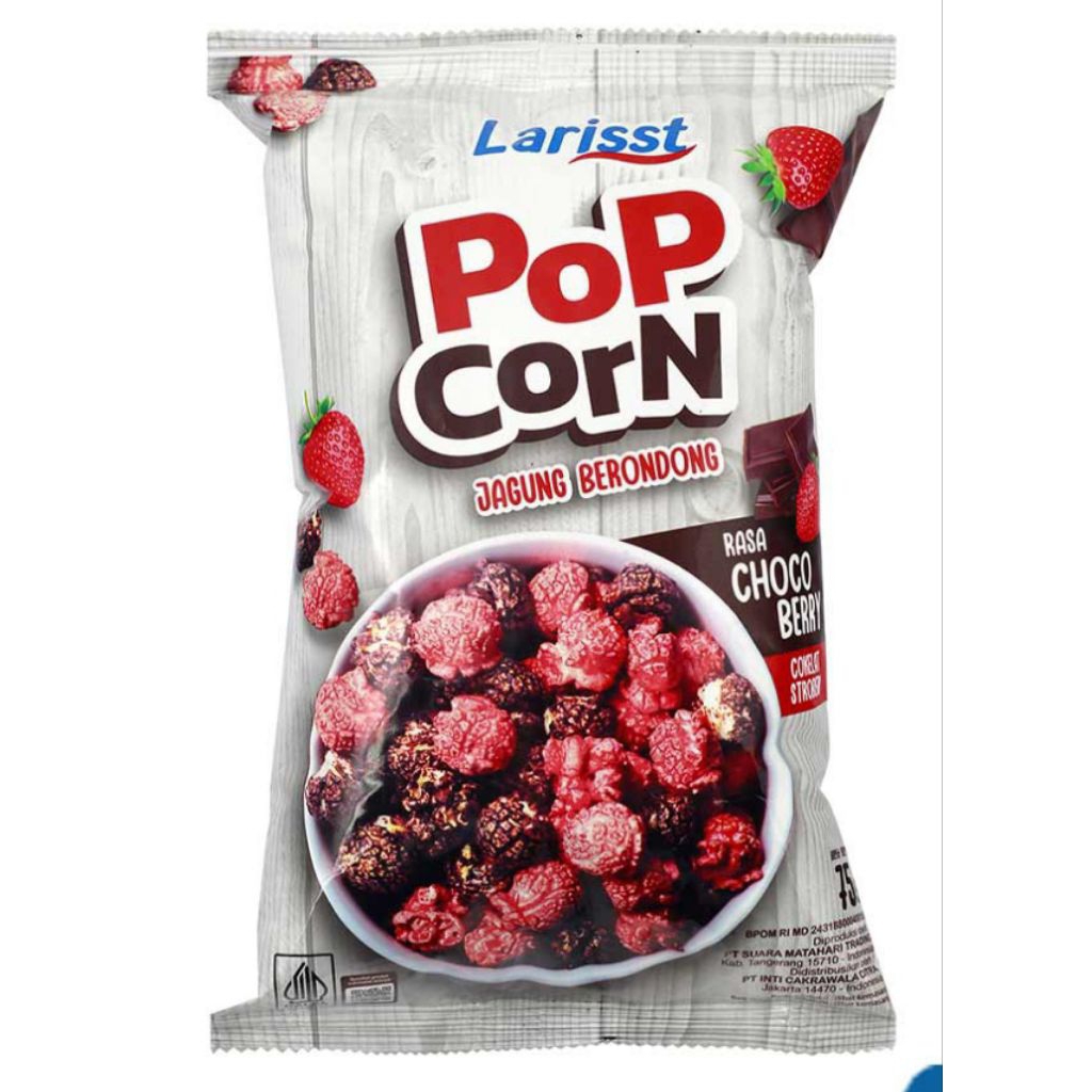 

Larisst Snack Popcorn Jagung Berondong Chocoberry 75g