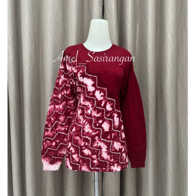 [READY]Kaos sasirangan merah putih kemerdekaan 17 agustus Banjar size XL XXL by Amel_sasirangan