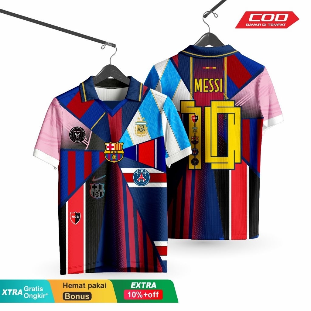 Jersey Fantasy Lionel Messi All Team / Jersey Messi / Kaos Messi / Baju Messi