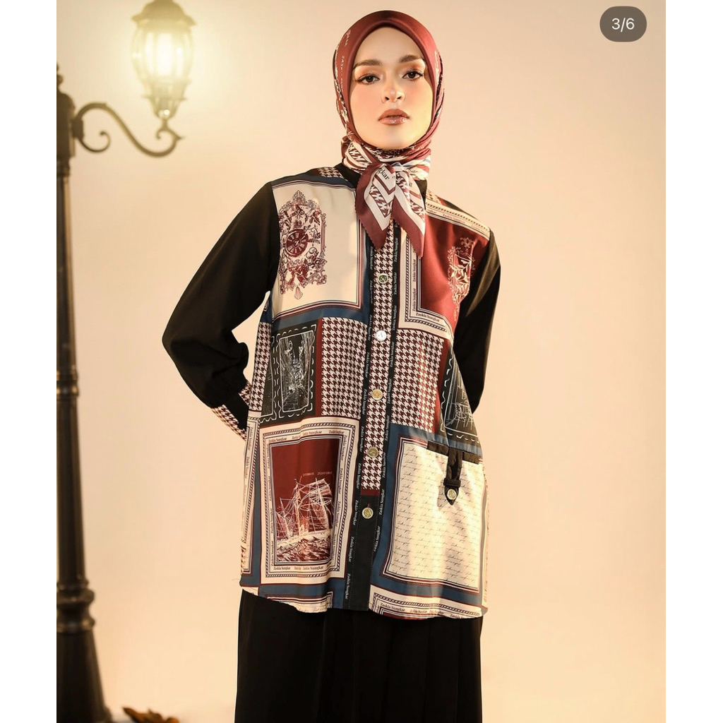 ZS DIANA BLOUSE NOSTALGIC AVENUE BY ZASKIA SUNGKAR