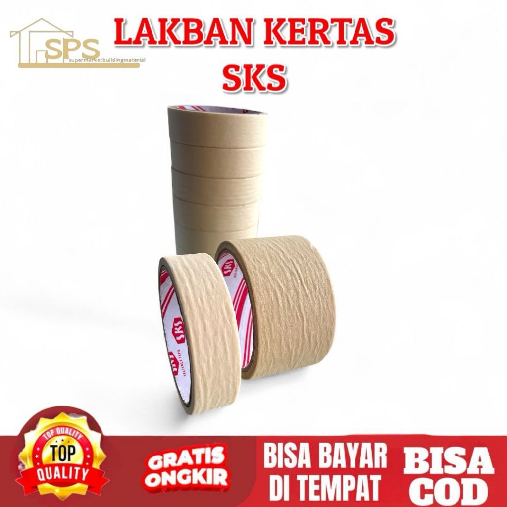 

LAKBAN KERTAS MASKING TAPE LAKBAN KERTAS SKS