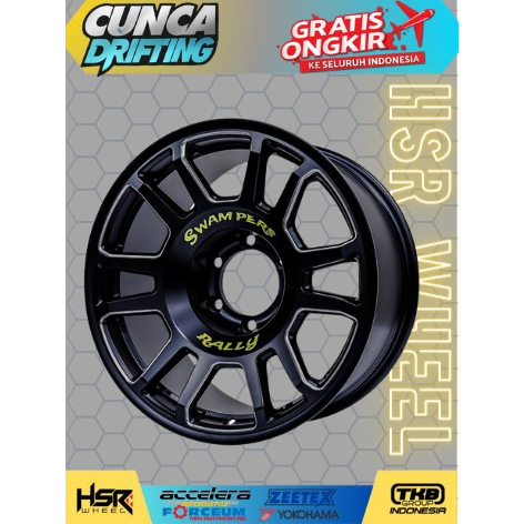 velg hsr ring 18 velg mobil offroad R18 baut 6 pnp hilux strada triton fortuner