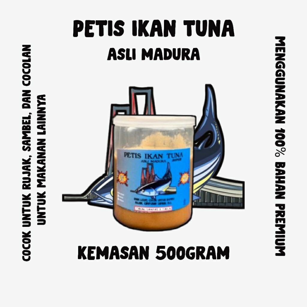 

Petis Ikan tuna asli madura kemasan 500gr