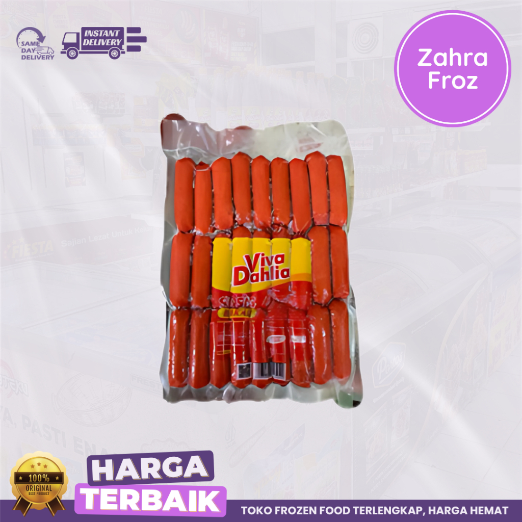 

VIVA DAHLIA SOSIS BAKAR 600 GR ISI 27 PCS