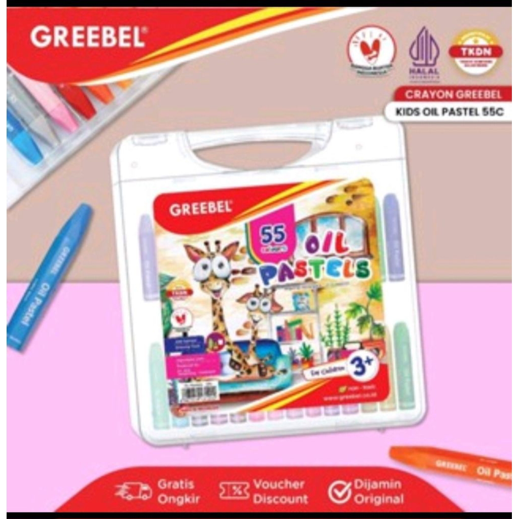 

GREEBEL CRAYON 55 COLOURS ORIGINAL