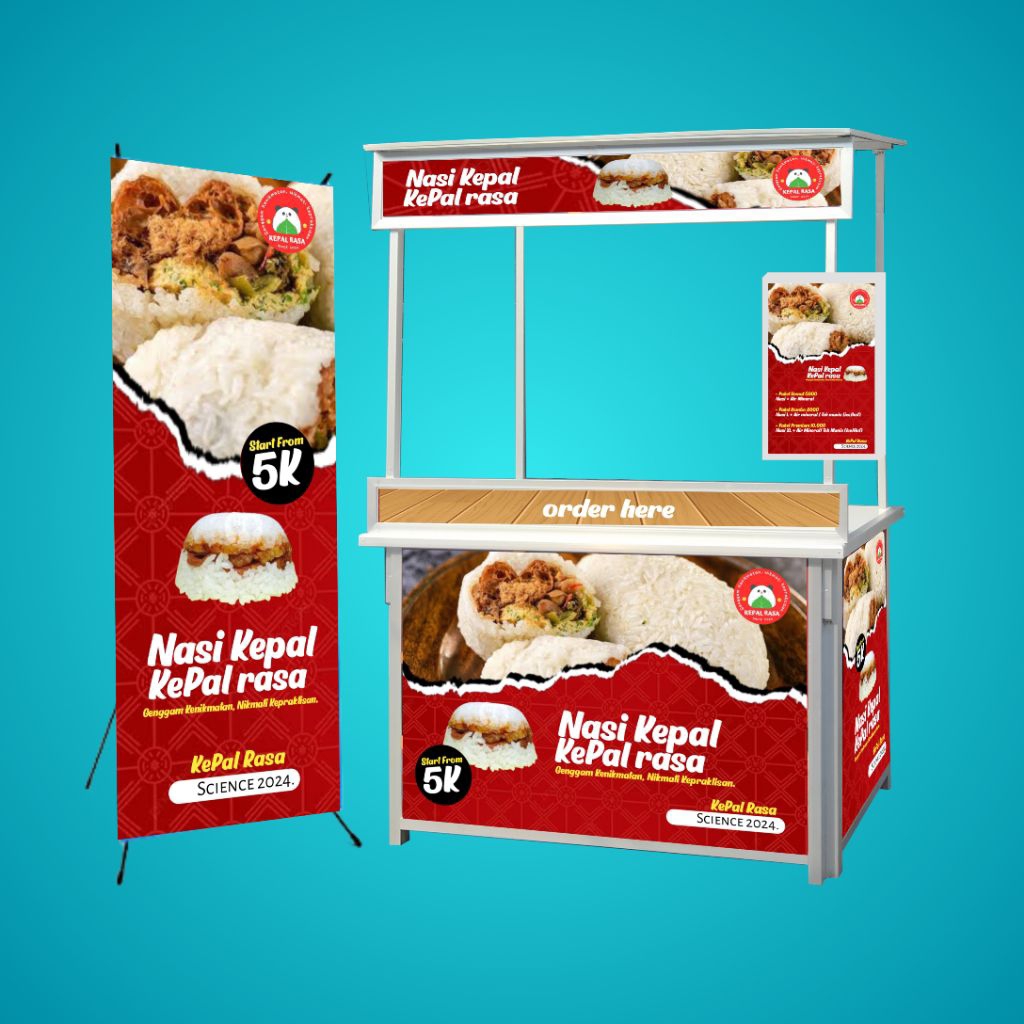 Diskon Booth Portable Alumunium Lipat