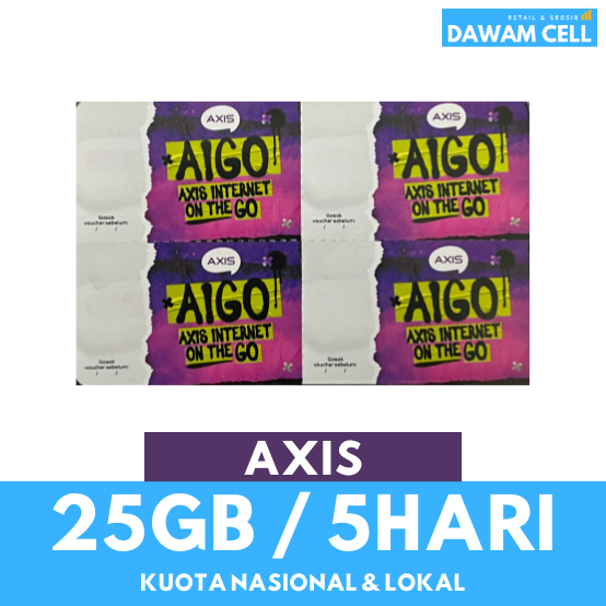 VOUCHER AXIS 25GB 5HARI (AIGO)