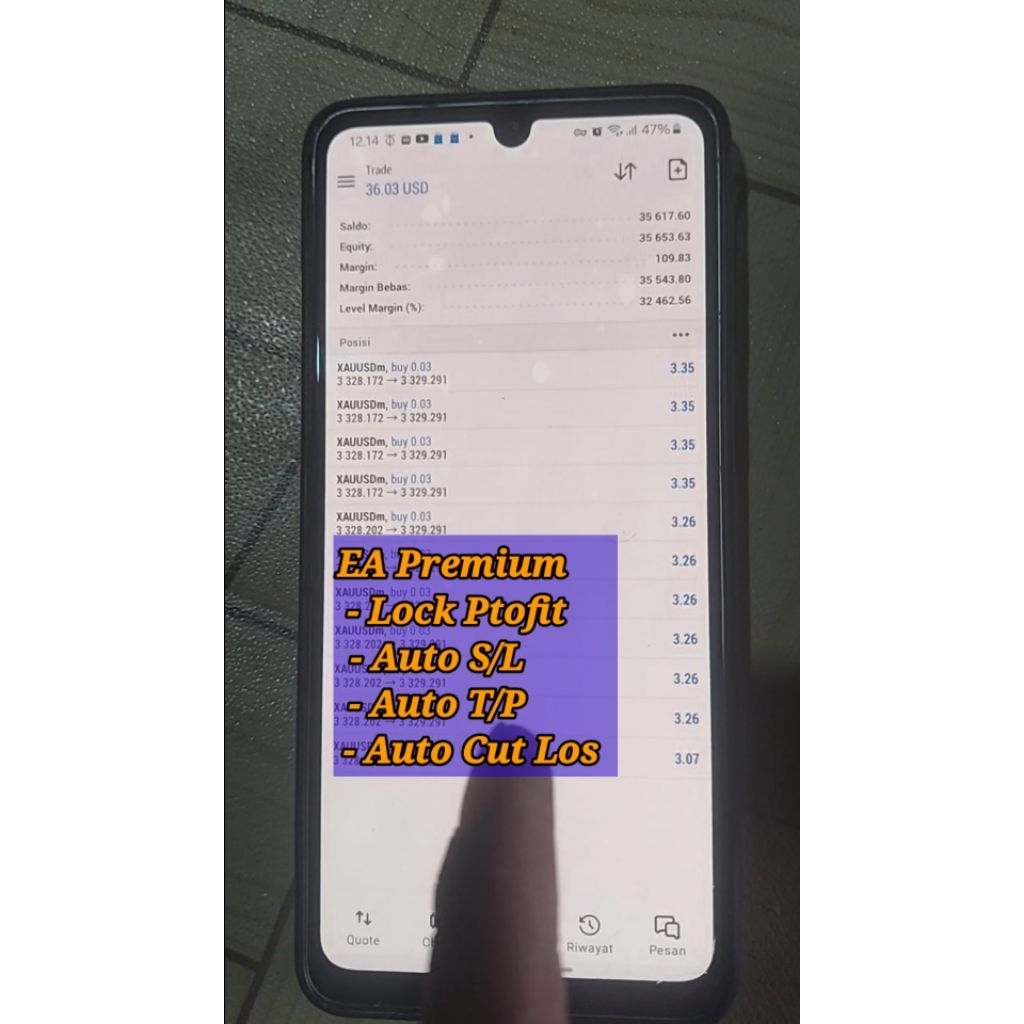 Profit Harian Konsisten: AutoTrailSL Forex Robot    (Jawab kebutuhan utama trader: profit konsisten 