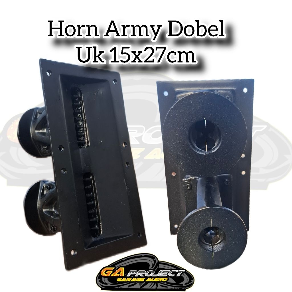 Horn Tweeter Army Dobel Uk15x27cm Cor Aluminium// Horn Model Gigi Hiu  #HornArmy