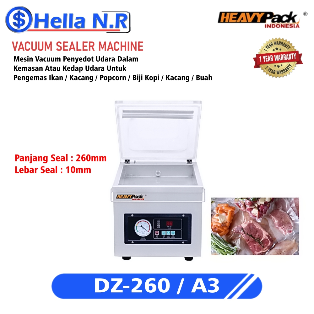 Vacuum Sealer HEAVYPACK DZ 260 A3 Mesin Vakum Sealer Otomatis DZ-260 A3 / Vacuum Sealer