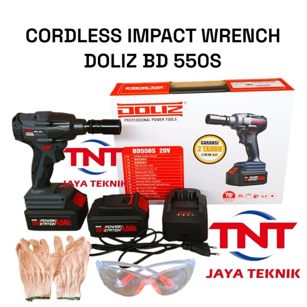 DOLIZ BD 550S CORDLESS IMPACT WRENCH BRUSHLESS DOLIZ BD550S BD 550 S / IMPACT WRENCH DOLIZ BD 550