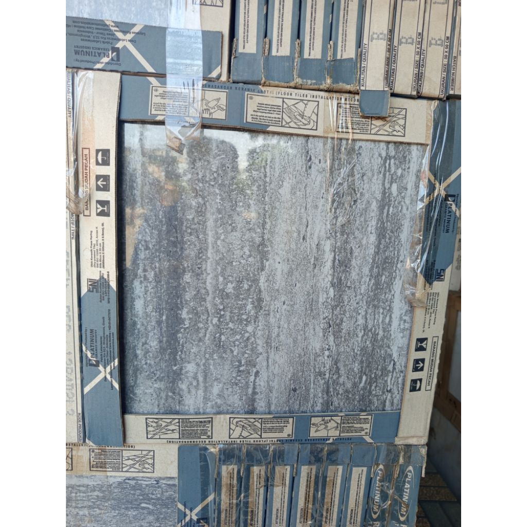 keramik lantai 50x50 Livorno grey Rec brand platinum kW b